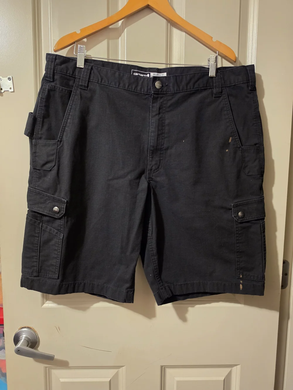 Carhartt Men’s Black Cargo Shorts